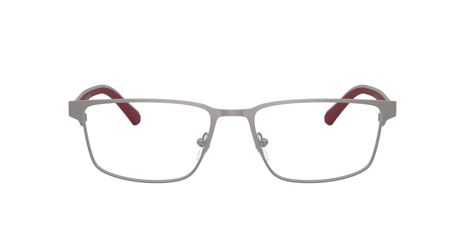 Zu sehen ist die Korrektionsbrille 1175 von Emporio Armani in der Farbe Silber.